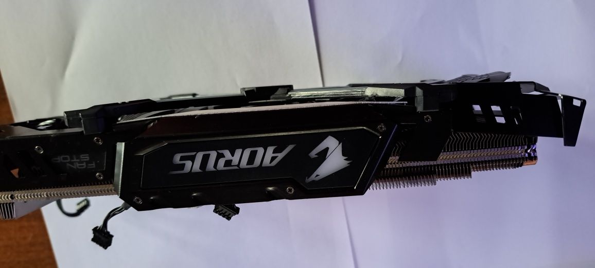 Chłodzenie gtx1080 Gigabyte Aorus RGB