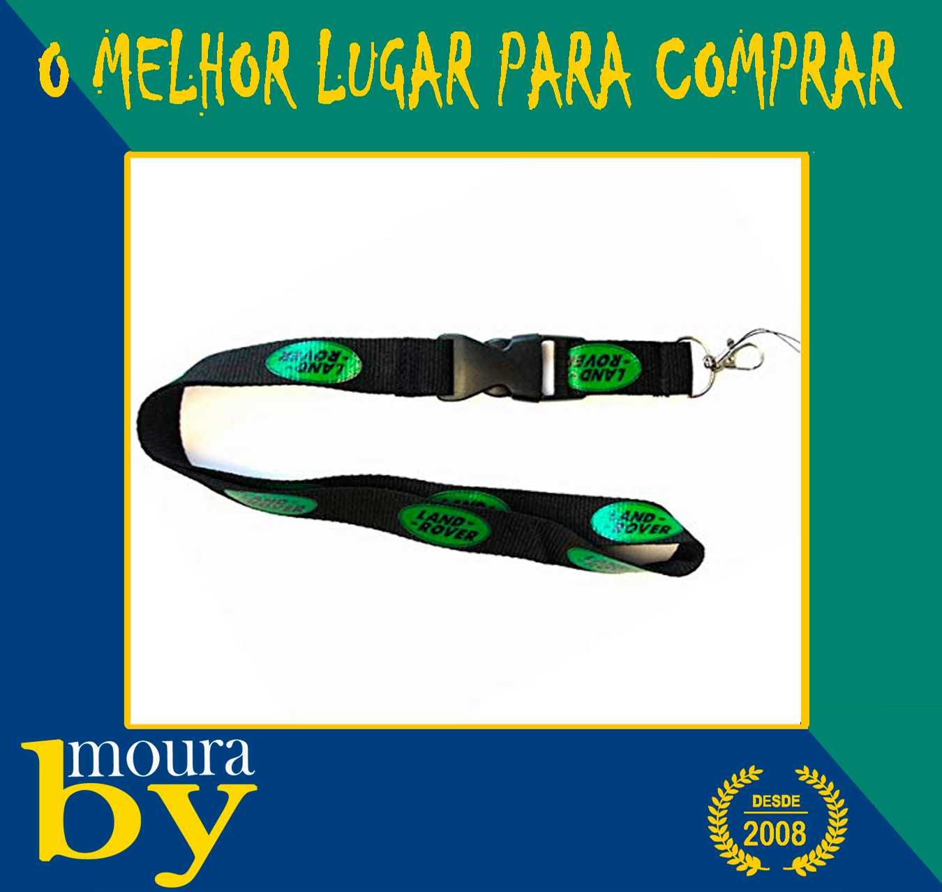 Fita de Pescoço ou Bolsas de comando Lanyard Land Rover