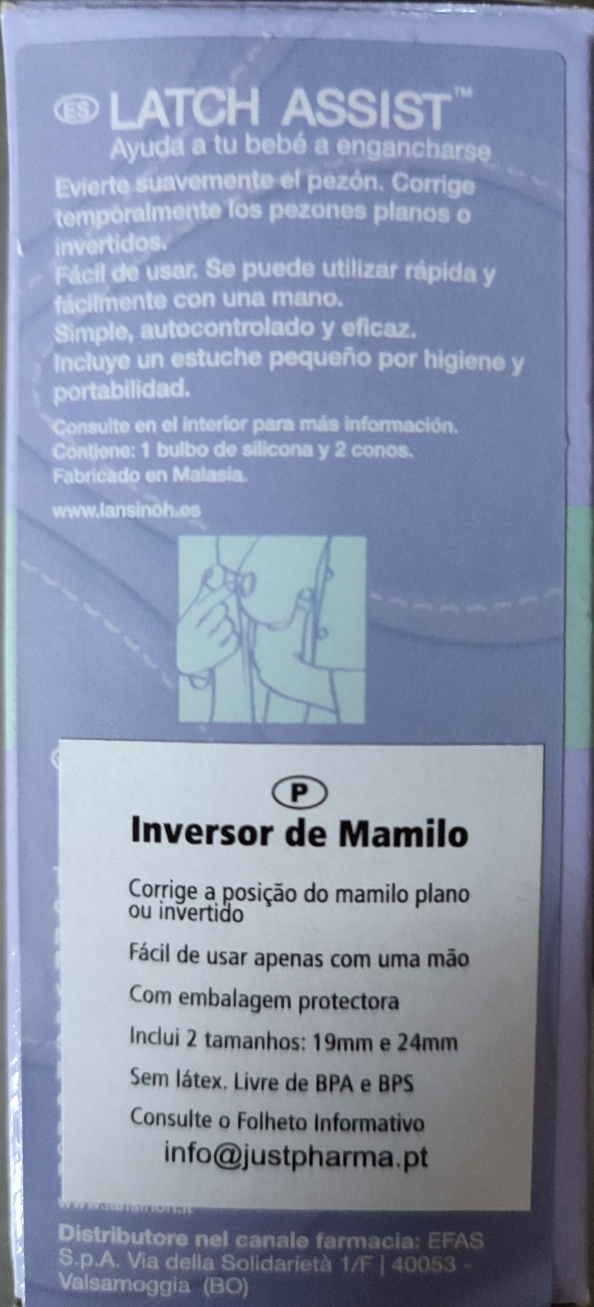 Inversor de mamilos Lansinoh