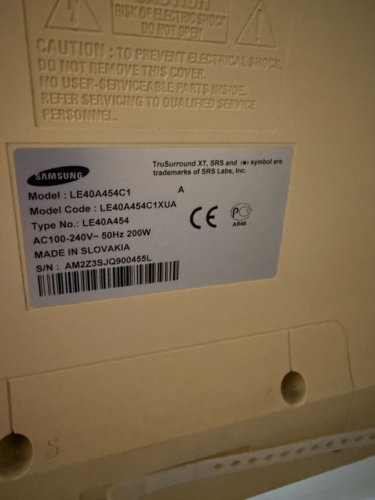 Телевізор SAMSUNG під ремонт або на запчастини