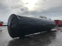 Zbiornik stalowy 65m3- 65000- 65 000l- poziemny na wode, szambo, nawóz