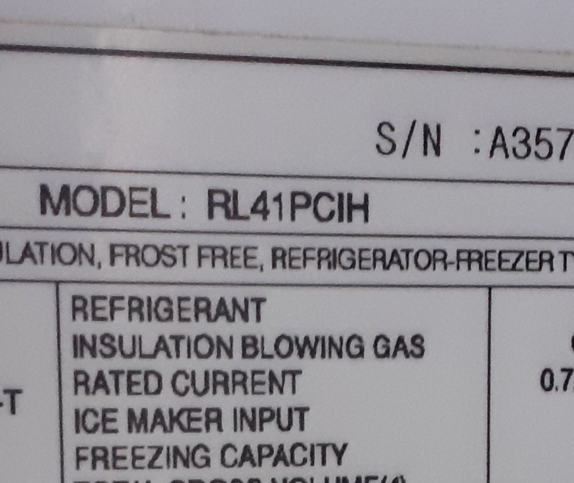 lodówka samsung no frost model  , elektronika, uszczelki drzwi