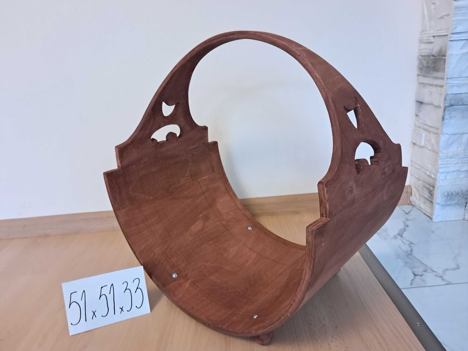 kosz na drewno kominkowe