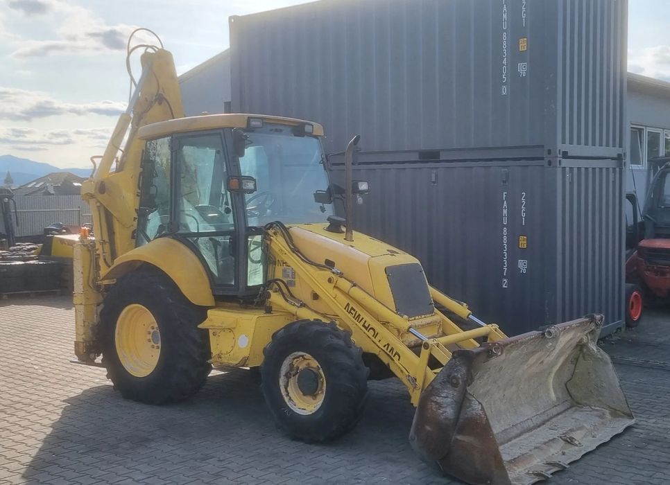 New Holland NH95-4WD-POWER SHIFT  4x4 teleskop krokodyl świeżo sprowadz Case 580 Fiat Hitahi CNH JCB 3CX