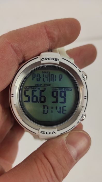 Cressi Goa – komputer nurkowy / zegarek – używany, sprawny