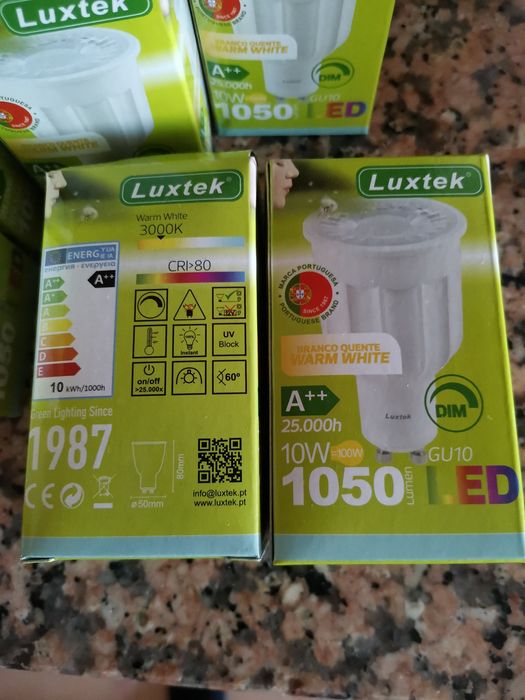 Lâmpadas GU10 1050 Lumens