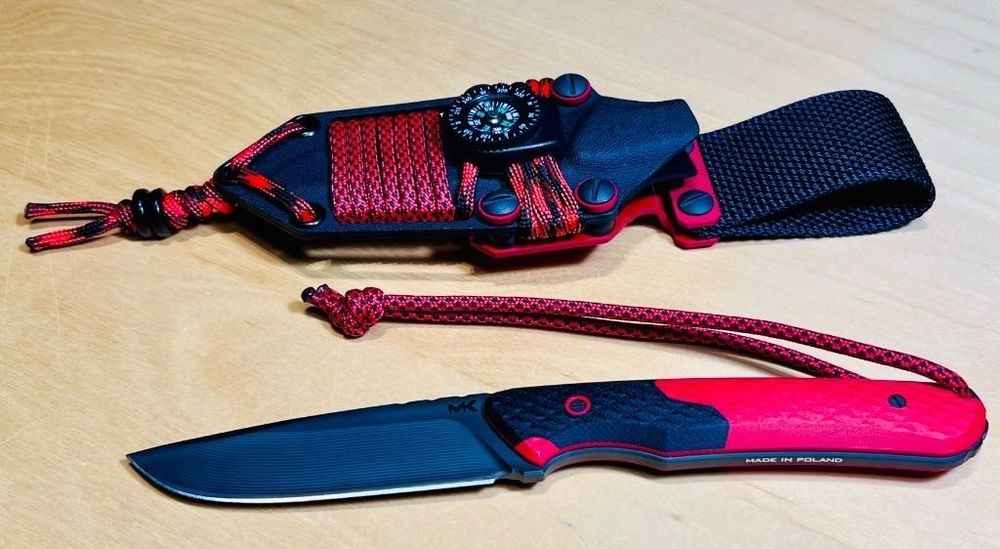 Nóż MK Knives Scout “FuturePunk” Black DLC Vanadis 4 Extra Black Kydex