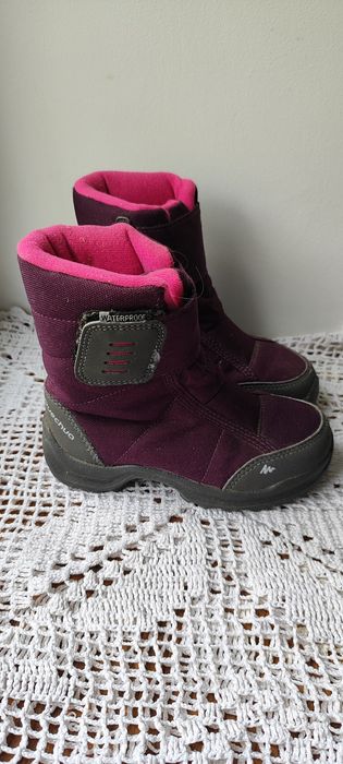 Quechua buty zimowe śniegowce kozaki dziecięce wodoodporne rozmiar  26