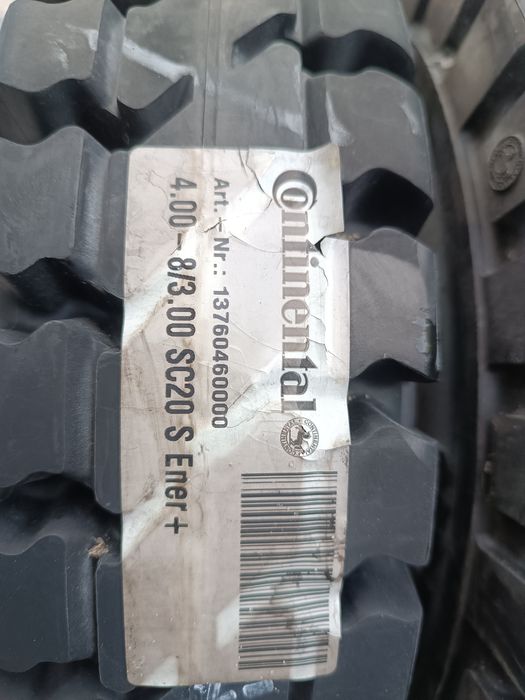 Opony 4.00-8  Continental pełne Quick ,Wózek Widłowy nowe