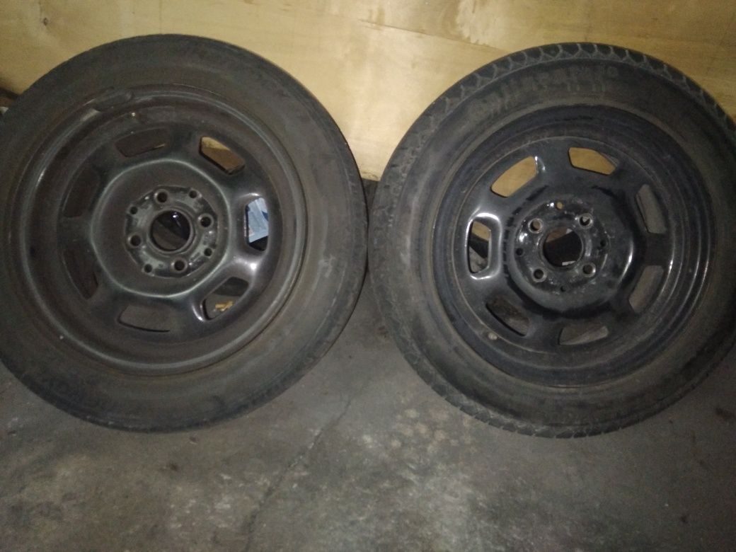 Vendo 4 jantes ferro c/pneu R14 4x100