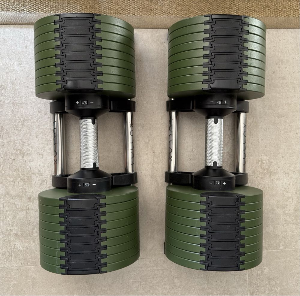 Halteres Ajustáveis 2x 40.5kg LULLAX (como novos)
