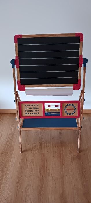 Quadro didatico com duplo quadro