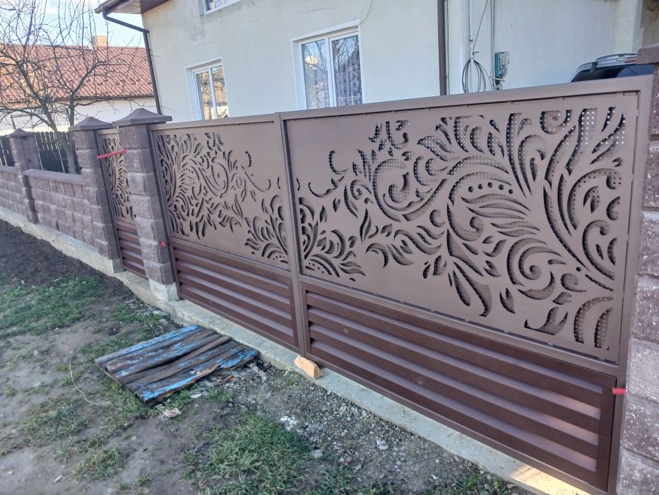 Ворота. Паркани. Фіртки. Брами. Відкатні ворота.