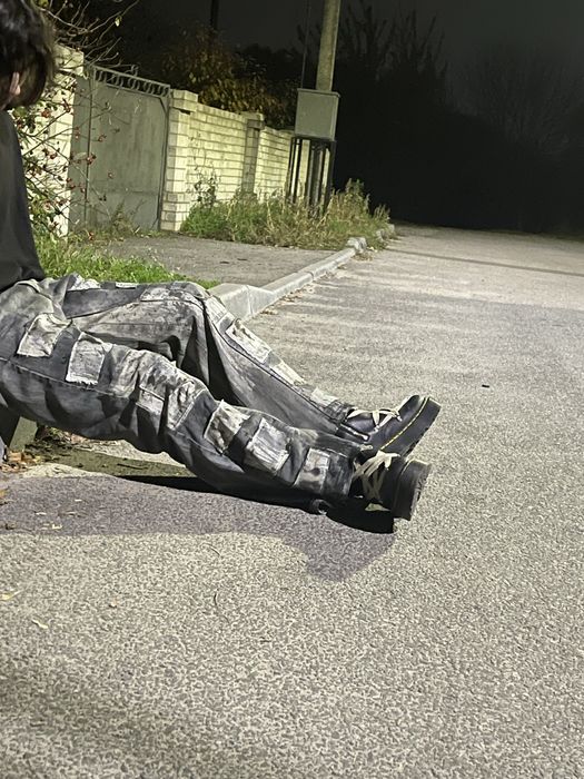 КАСТОМНЫЕ опиум джинсы сшитые вручную opium type flared