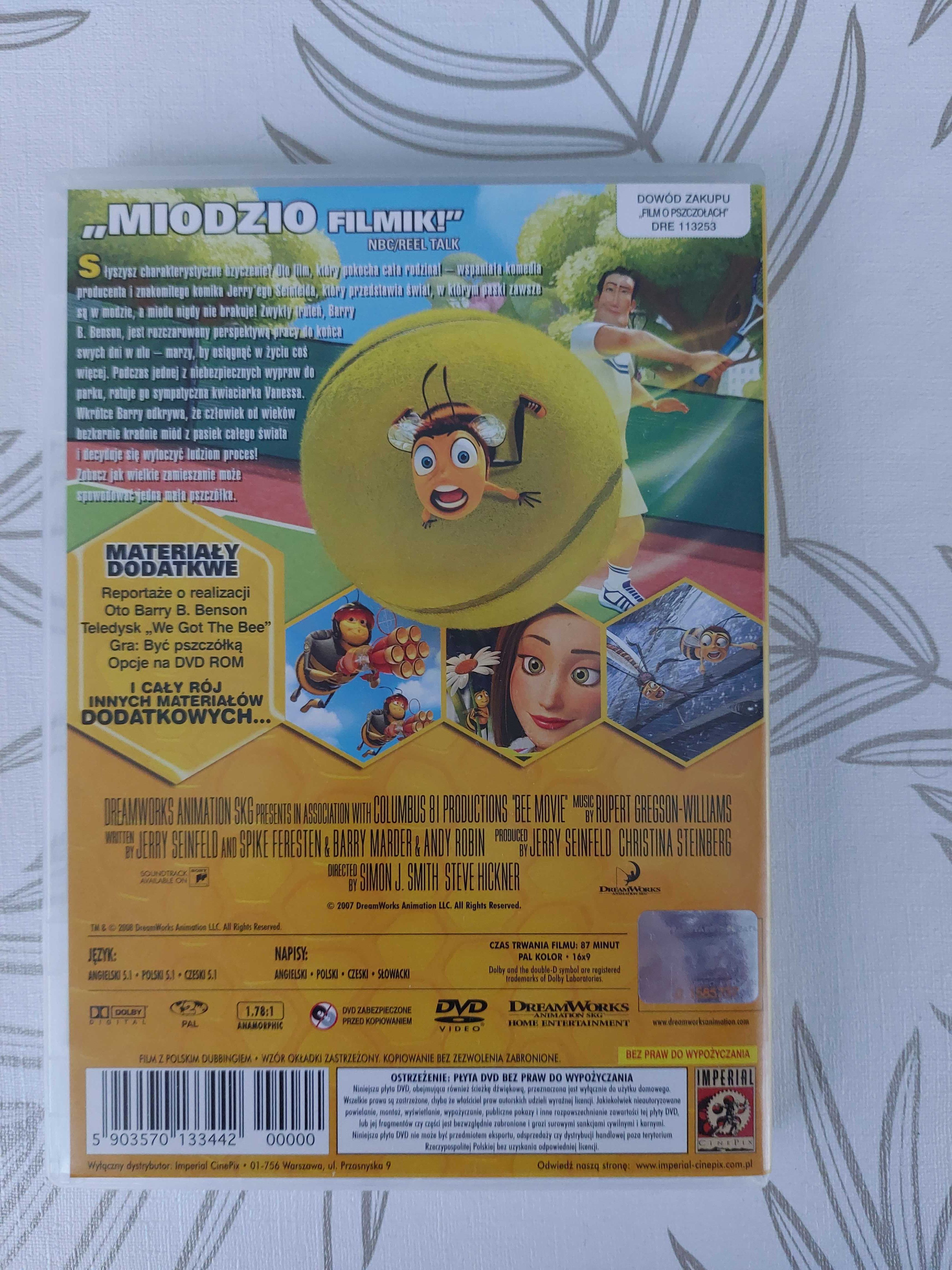 "Film o pszczołach" DreamWorks na DVD