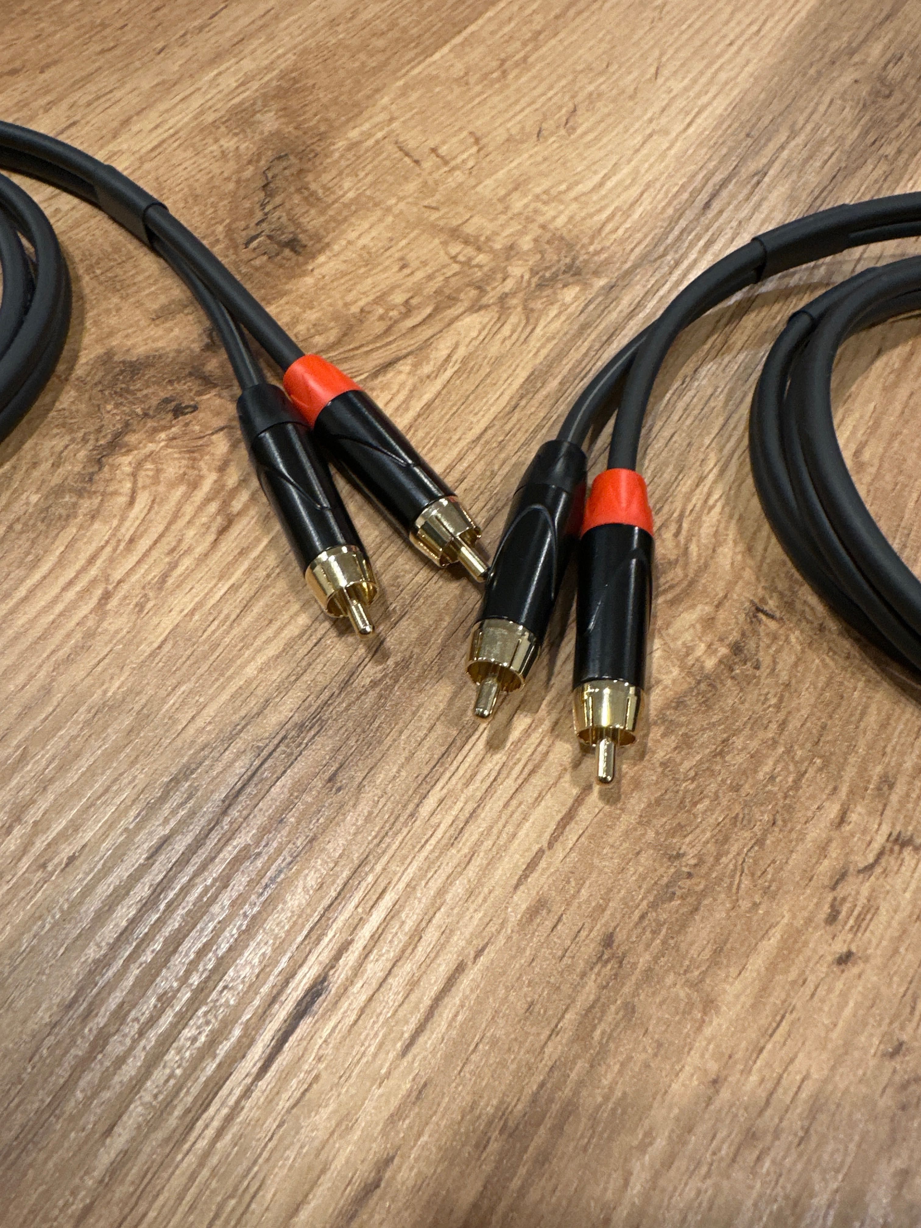 Kabel Chinch - XLR x2  , jeden metr dwie sztuki