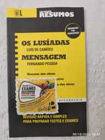 Resumos dos "Lusíadas" Camões e "Mensagem" de Fernando Pessoa