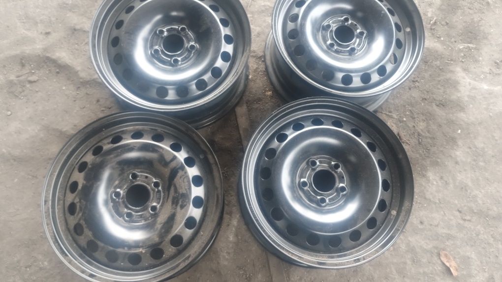 5x100 15 cali 6 j et 35 volkswagen seat skoda felgi stalowe