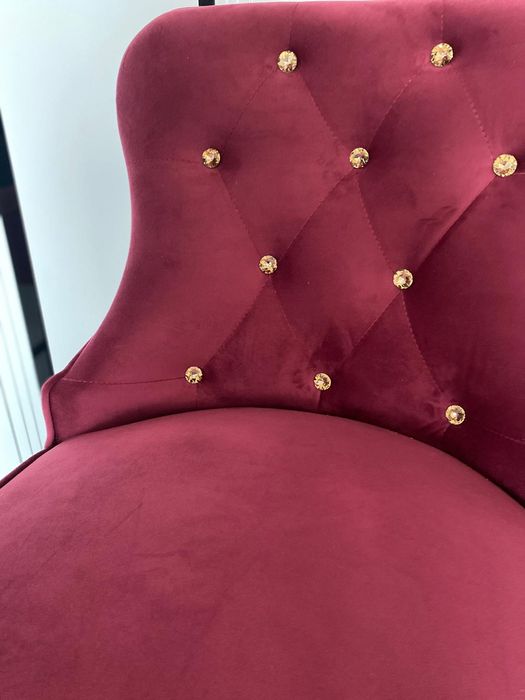 Krzeslo, hoker, glamour, 2 szt