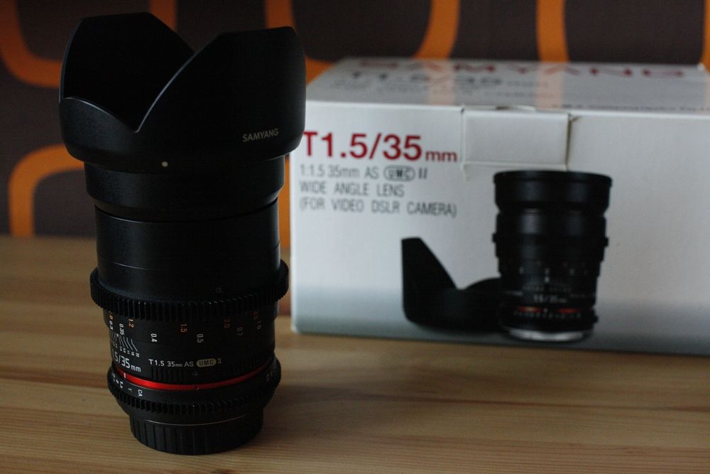 Obiektyw Samyang EF 35mm F/1.4 AS UMC II Cine Lens Canon