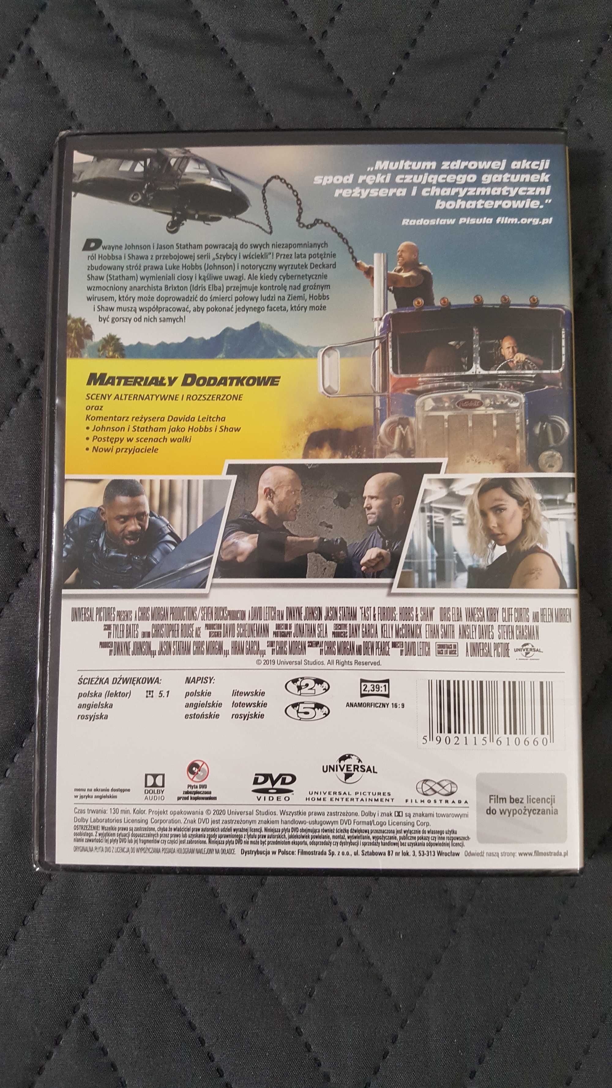 Hobbs I Shaw (Szybcy I Wściekli) DVD PL