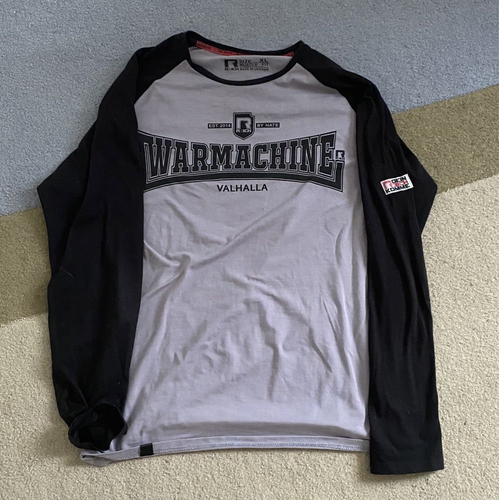 R3ICH long sleeve “Warmachine” grey