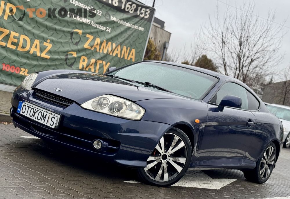 Hyundai Coupe, 2002 rok 2.7V6 LPG- Otokomis! Gwarancji!