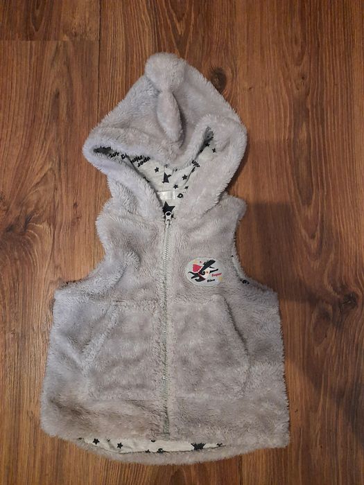 Kamizelka polarowa dla chłopca rozmiar 80