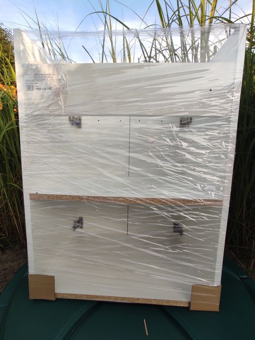 Szafka podumywalkowa biała lakierowana