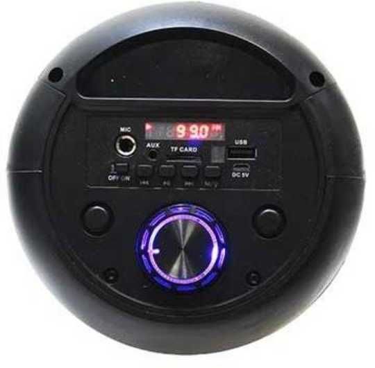 Przenośny Głośnik Bluetooth ZQS4219 Radio Fm USB SD Karaoke Led Light