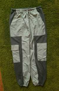 Штаны Zara с нейлоновыми карманами джоггеры Air зауженные брюки