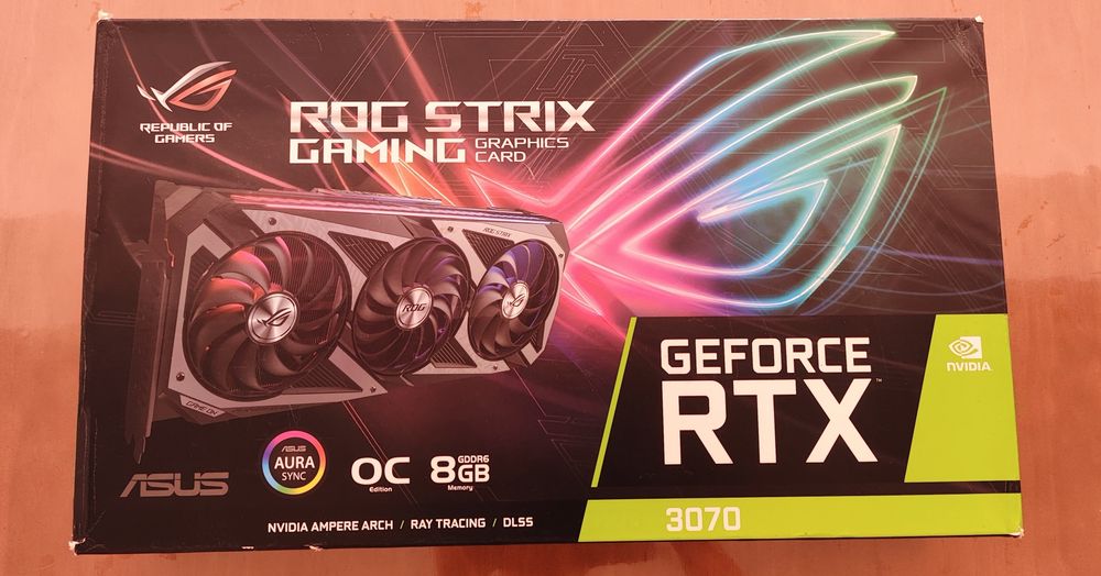 Placa Gráfica- ROG STRIX RTX3070 8GB GAMING