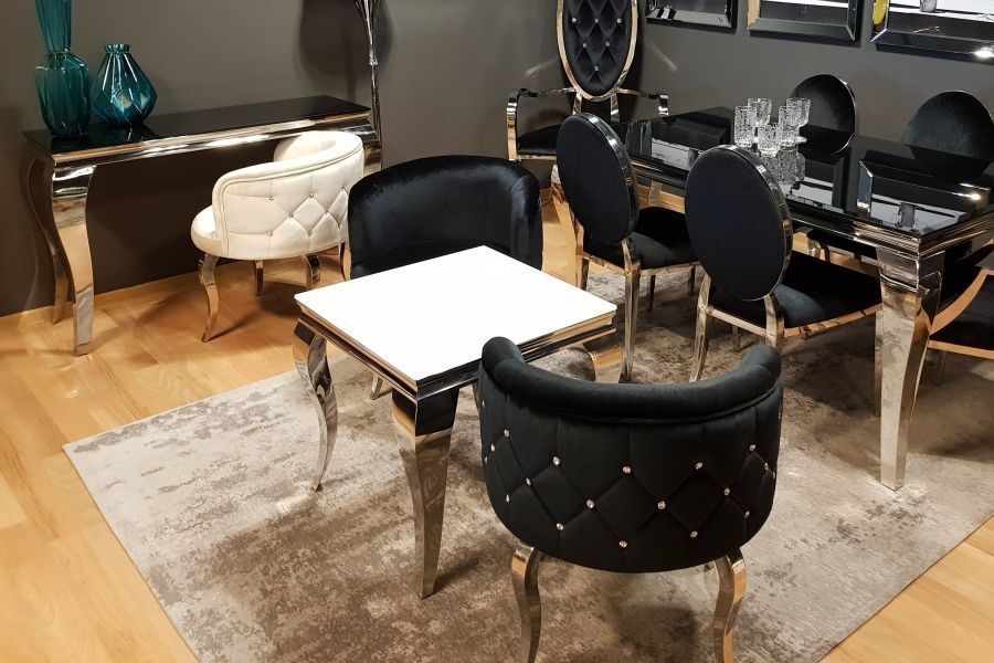 Ława stolik kawowy END 60X60 biały GLAMOUR T 780