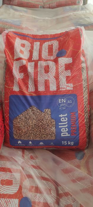 Polski pellet BIO FIRE certyfikowany A1 EN Plus   / Olczyk