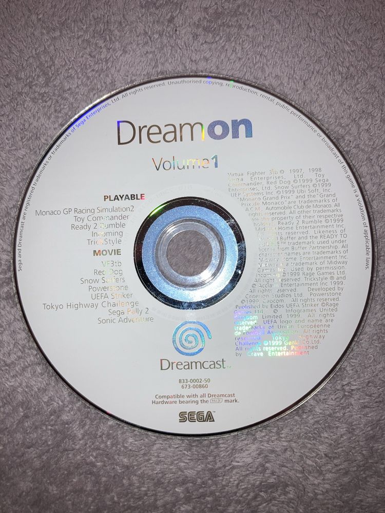 DreamOn Volume 1 - Dreamcast