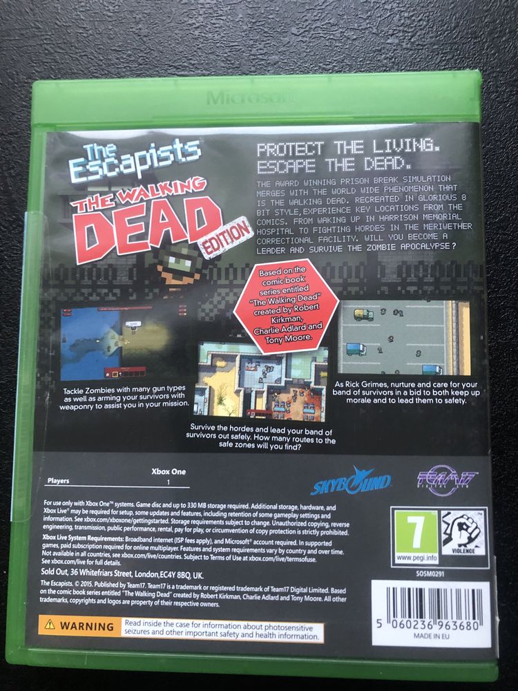 The escapists the walking dead xbox one