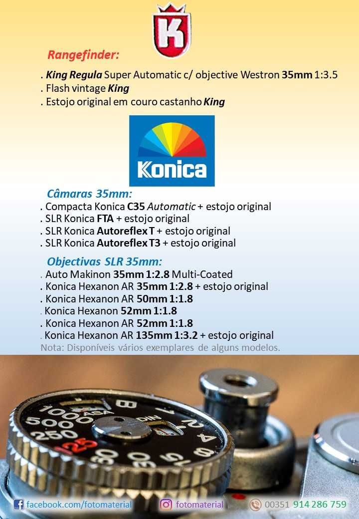 Film SLR: Konica Autoreflex T + Konica Hexanon AR 50mm 1.8