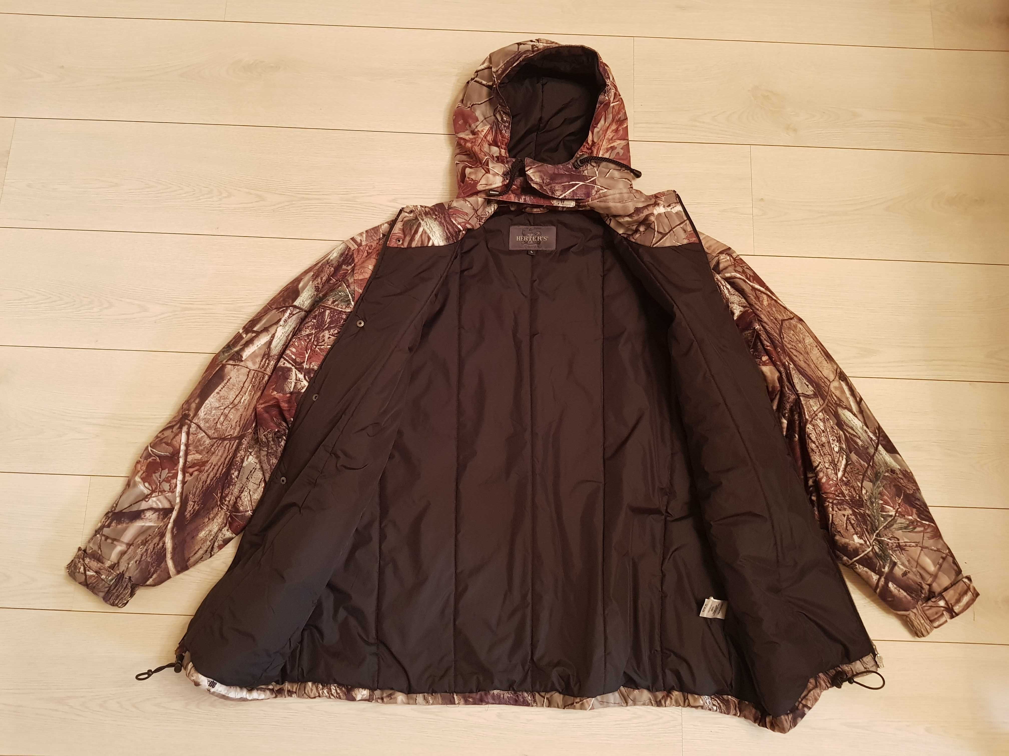 Камуфляж "лес" зимняя куртка HERTERS (новая)  (раз 54 полноразмерная)