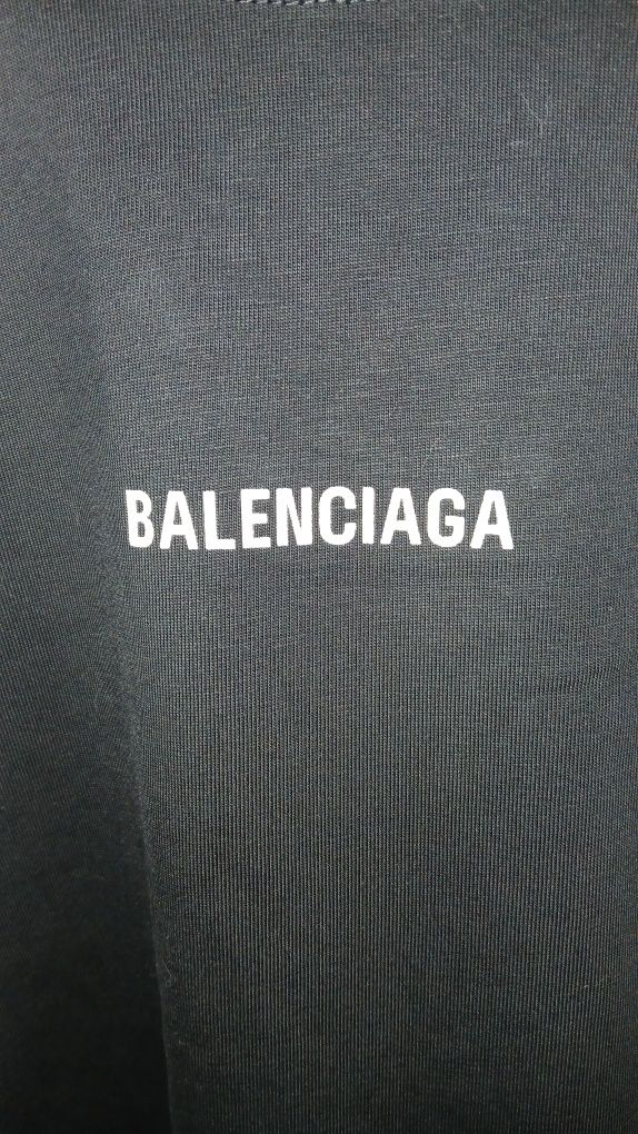 Balenciaga Logo T-shirt preta