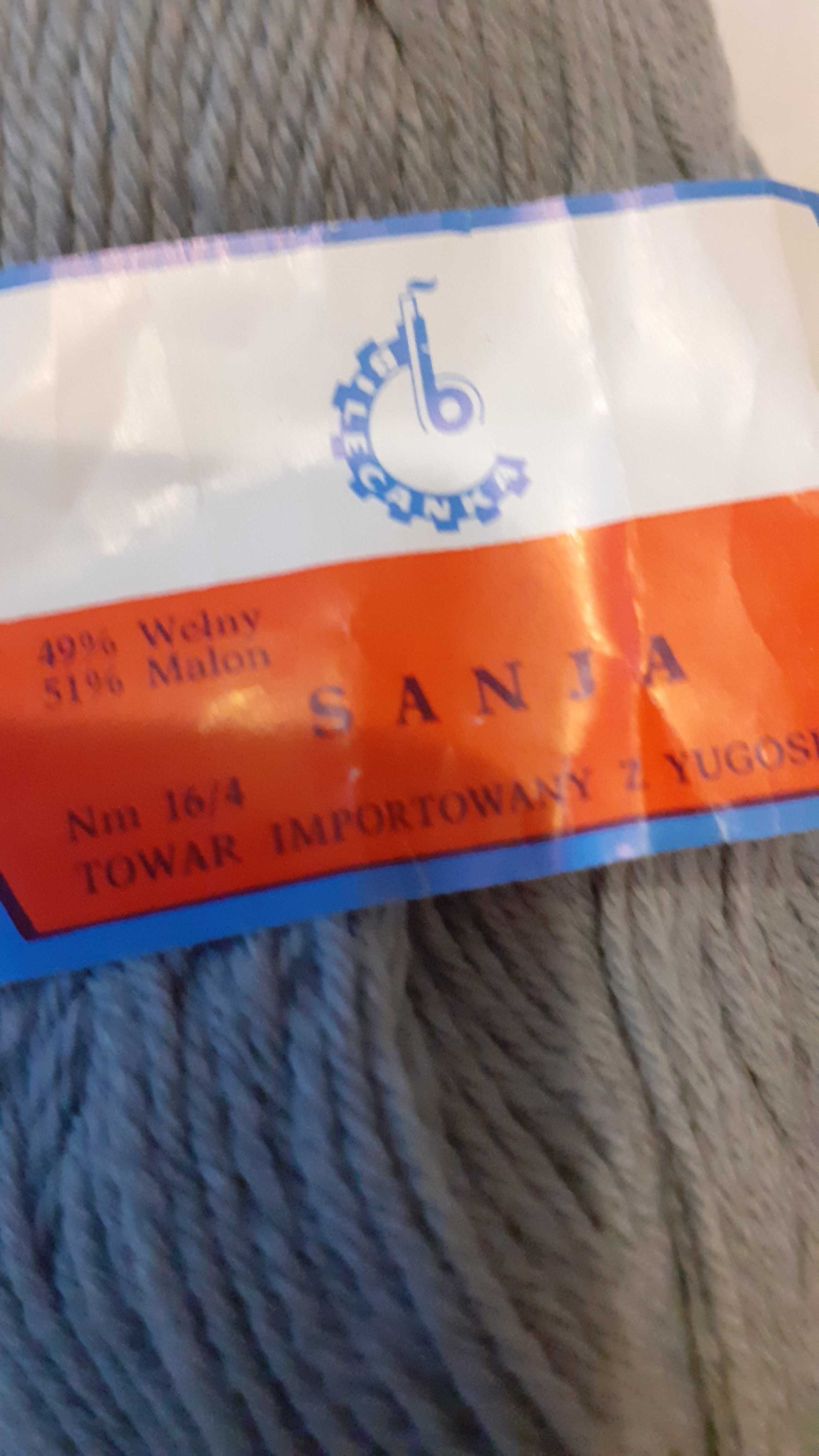 Włóczka "SANJA" szara