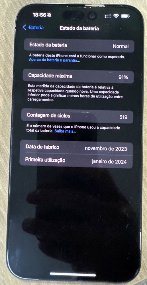 Iphone 15 Pro Max 256gb - 91% Bateria