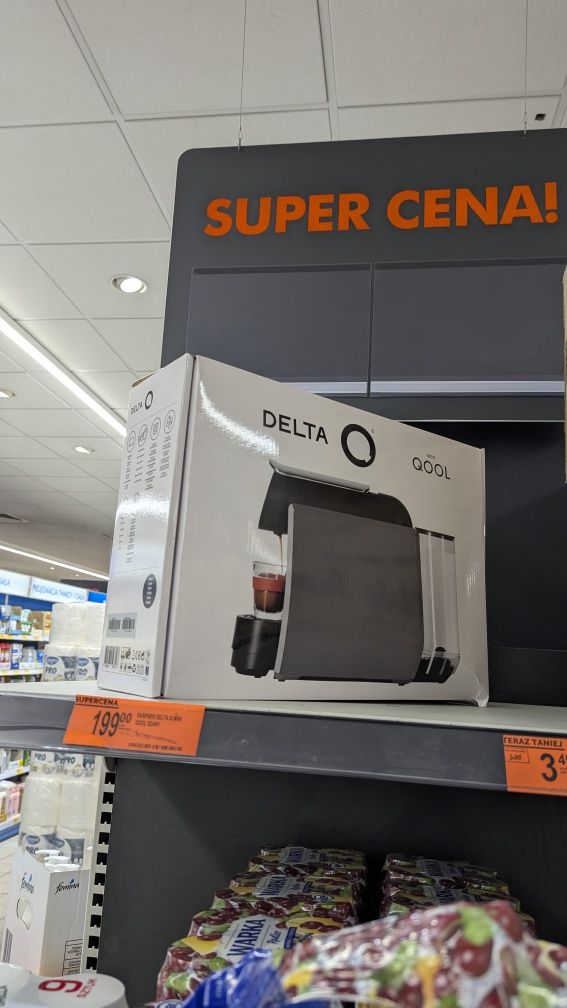 + капсули 1уп в подарунок Кавоварка Delta Qool Mini