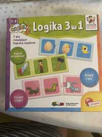 Logika 3 w 1 puzzle