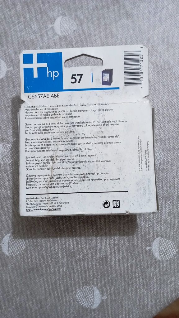 Cartucho 57 impressora hp