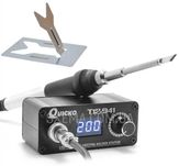 Паяльная станция T12 QUICKO-941 t200-500C 75W компактна швидкий нагрів