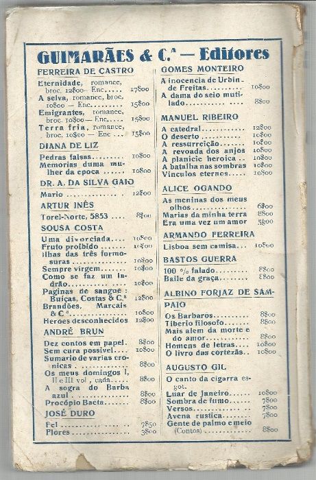 Ferreira de Castro - Emigrantes (1935)