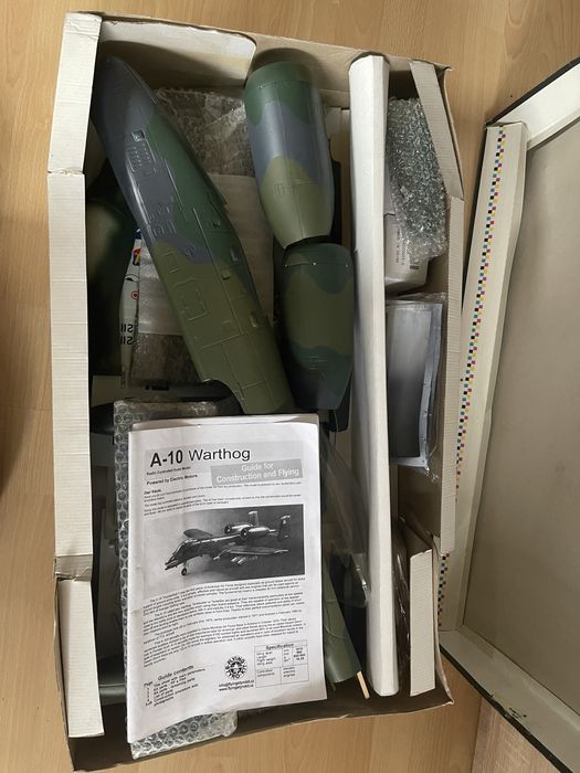 A-10 Warthog Flying Styro Kit 1010mm RC Kit EDF