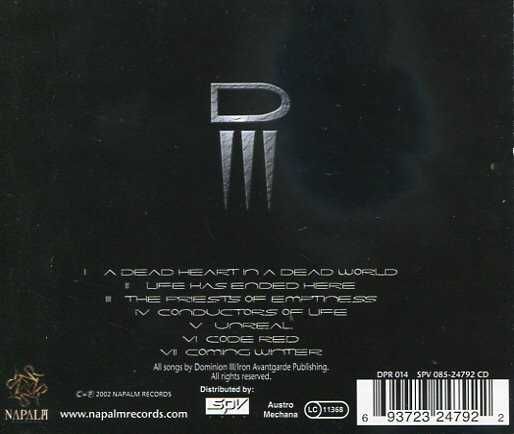 DOMINION III cd Life Has Ends   ebm industrial