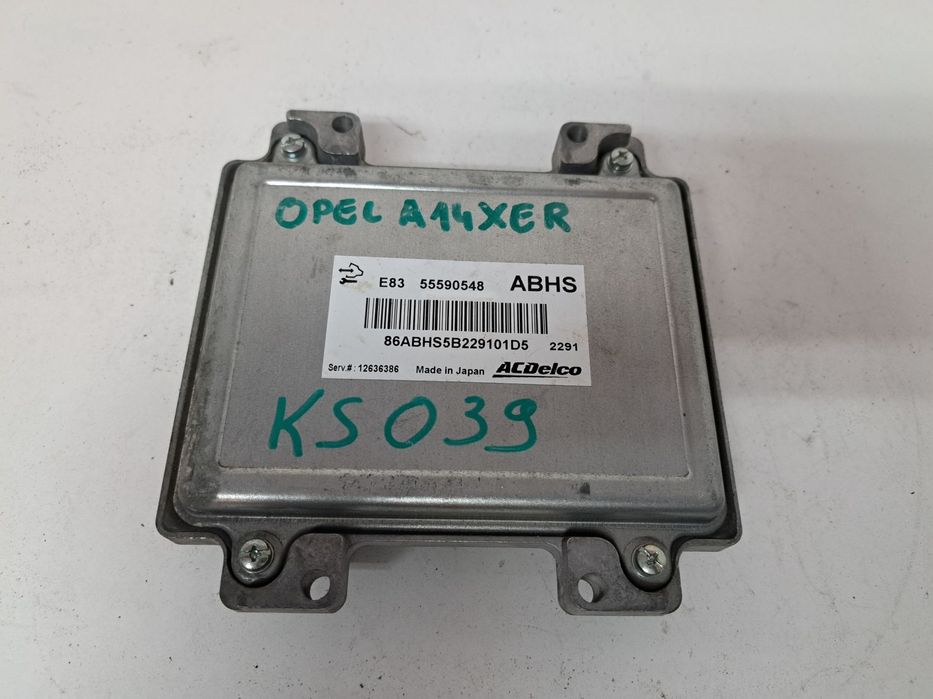 OPEL CORSA D A14 XER DKOMPUTER  STEROWNIK  SILNIKA 55590548ABHS