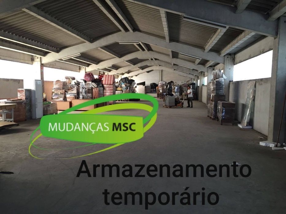 Armazenamento temporário garagem armazém